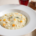 Comida a domicilio - Risotto con boniato y calabaza al gorgonzola