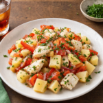 Comida a domicilio - Ensalada de patata con Bacalao