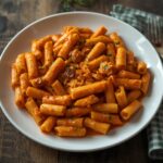 Comida a domicilio - Macarrones cremosos con pollo y paprika