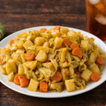 Comida a domicilio - Salteado etíope de repollo y patata